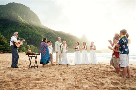 Kauai beach wedding