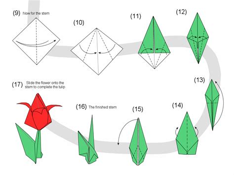 Martin's Origami: Tulip