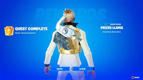 How to Unlock The Prized Llama Back Bling in Fortnite! (Common to ...