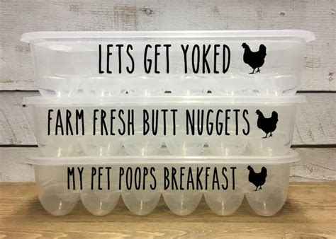 Farm Fresh Butt Nuggets, and Other Hilarious Egg Cartons For Chicken Owners