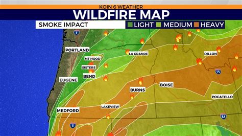 Wildfire smoke keeps air quality down for areas of Oregon | KOIN.com