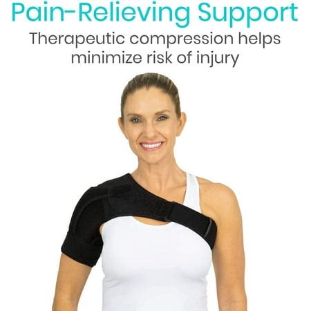 Compression Recovery Support Right Shoulder Stability Brace, Arm Injury ...