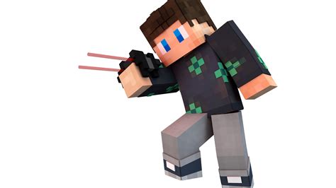 Minecraft D Rendering Skin Transparent Background Png Clipart Hiclipart ...