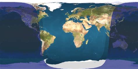 Daylight Map, Nonscientific (1100 Utc) • Mapsof.net