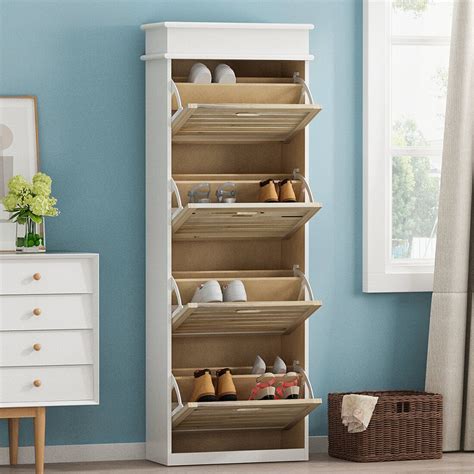 Slim Narrow Shoe Cabinets For Hallway - Foter