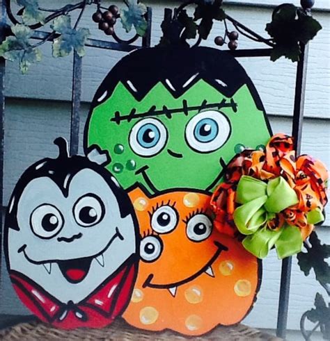 Halloween Signs Halloween Door Sign Halloween Door Hanger - Etsy