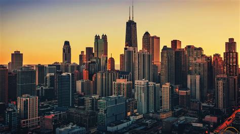 High-Rise Buildings Wallpaper - Cityscape USA Chicago 4K