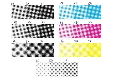 Free Halftone Dots Brushes, Color Chart and CMYK set-up - Resources ...