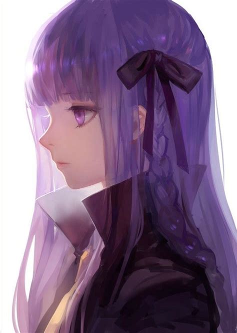 Anime girl with purple hair. | Anime Girls | Pinterest | Anime, Manga ...