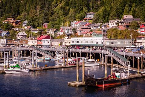 The busy harbor at Ketchikan Alaska. See more #photos at 75central.com ...