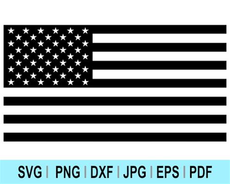 American Flag Svg for Cricut and Silhouette USA Flag Cut | Etsy Denmark