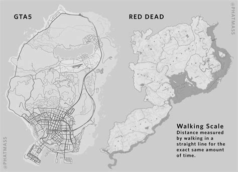 Gta 5 Map Compared To Red Dead Redemption