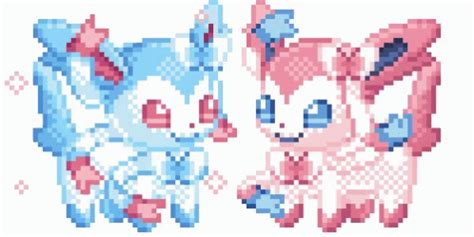 Pokemon Sylveon Sticker – Pokemon Sylveon Glaceon – discover and share GIFs