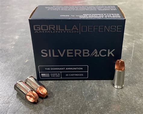 Gorilla Silverback 9MM 90gr, Lehigh Xtreme Defense, 20 Round Box ...