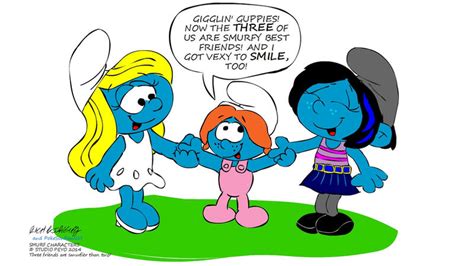 Smurfette and Vexy's Q and A by NewportMuse on DeviantArt