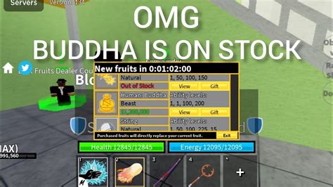 Buddha Fruit Is On Stock! (Blox Fruits) - YouTube