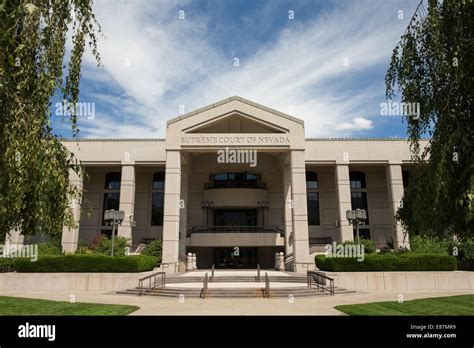 Nevada Supreme Court building in Carson City, the Nevada state capital ...