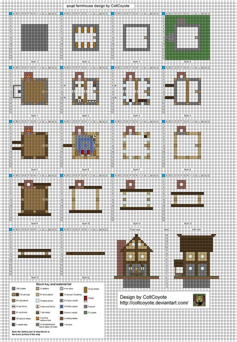 15+ Minecraft Houses Blueprints - Realestate Photos