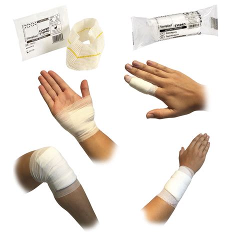 STEROPAX NHS GRADE PREMIUM QUALITY FIRST AID WOUND BANDAGE DRESSINGS ...