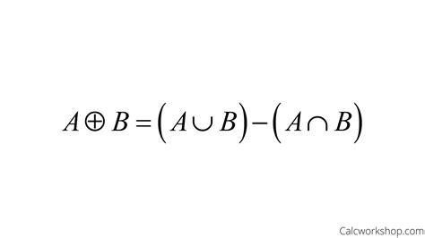 Symmetric Difference Symbol