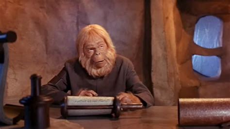 Maurice Evans as Dr. Zaius, Planet of the Apes (1968) | Planet of the ...