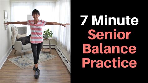 7 Minute Functional Balance Exercises For Seniors - YouTube