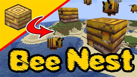 Minecraft Bee Nest Build : Beehives are crafted versions of bee nests.