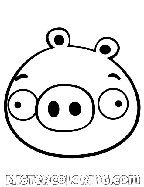 Angry Birds Pig Coloring Pages - Coloring Walls