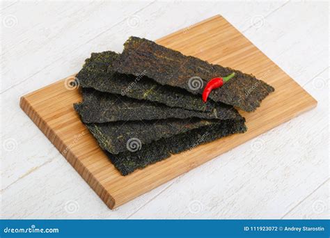 Nori seaweed sheets stock photo. Image of green, natural - 111923072