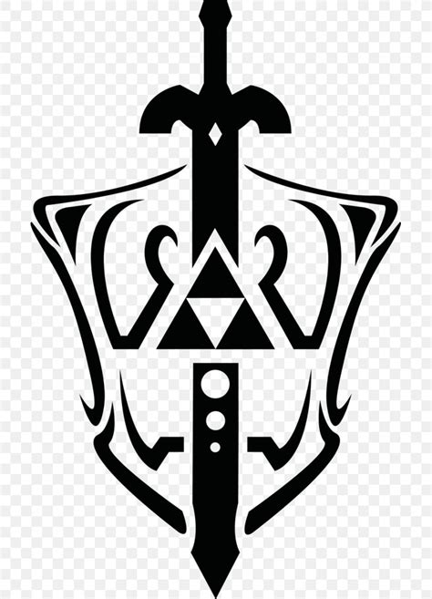 The Legend Of Zelda: The Wind Waker Triforce Master Sword Clip Art, PNG ...