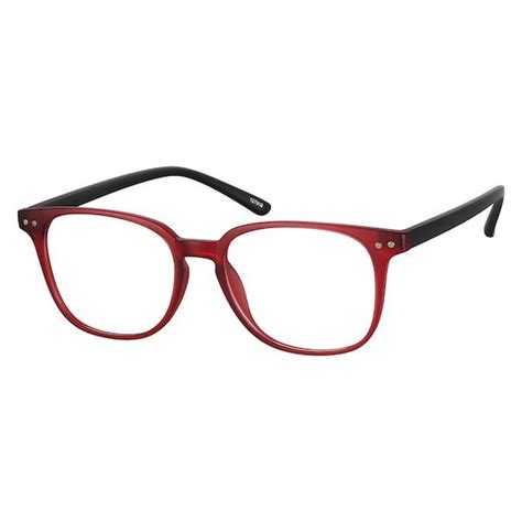 Red Square Glasses #127918 | Zenni Optical Eyeglasses | Eyeglasses ...