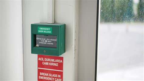 Red fire alarm button on wall , 30823306 Stock Video at Vecteezy