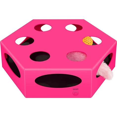 Tatayosi Interactive Cat Maze Box Toy with multifunctional ball, Pink J ...