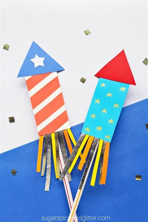 Paper Firework Craft for Kids ⋆ Sugar, Spice and Glitter