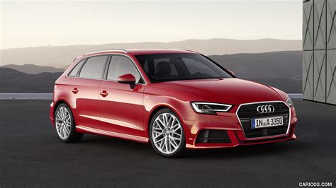 Audi A3 Sportback | 2017MY (Color: Tango Red) | Front