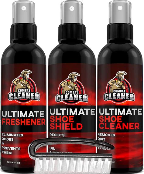 Amazon.com: Combat Cleaner Shoe Cleaner Kit | Shoe Cleaner + Shoe ...