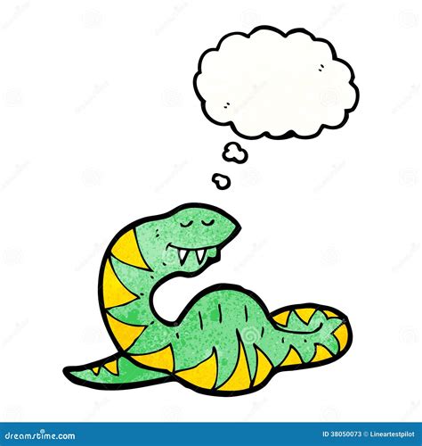 Cartoon fat snake stock illustration. Illustration of bubble - 38050073