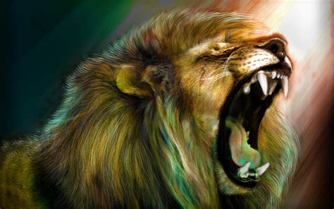 Roaring Lion Wallpaper - WallpaperSafari