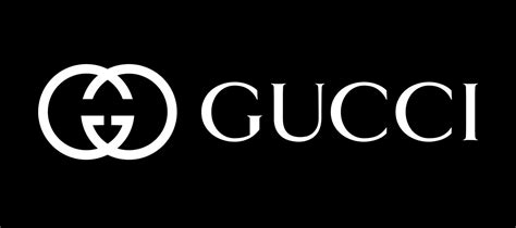 GUCCI Logo - Gucci Icon with Typeface on Black Background 20665019 ...