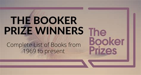 Booker Prize Winner | Complete List of Books from 1969 to present