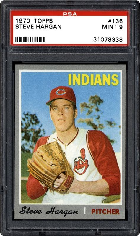 1970 Topps Steve Hargan | PSA CardFacts®