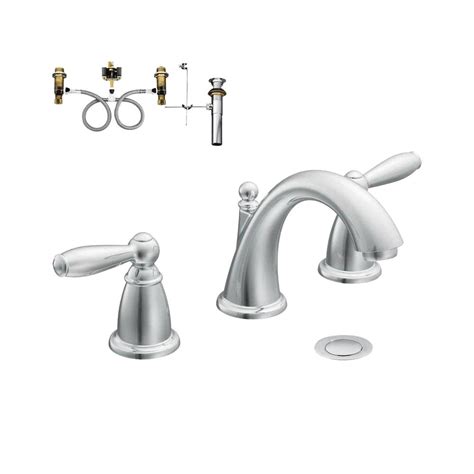 MOEN Brantford 8 in. Widespread 2-Handle Bathroom Faucet Trim Kit with ...