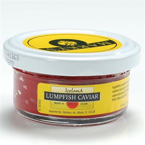 Red Lumpfish Caviar from Iceland - buy caviar online at Gourmet Food Store