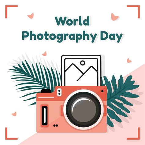 World Photography Day template vector illustration design 25502216 ...