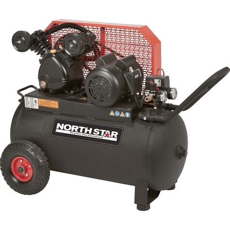 NorthStar Single-Stage Portable Electric Air Compressor — 2 HP, 20 ...