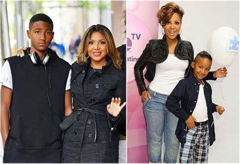 Soul singer turned reality star Toni Braxton and her family