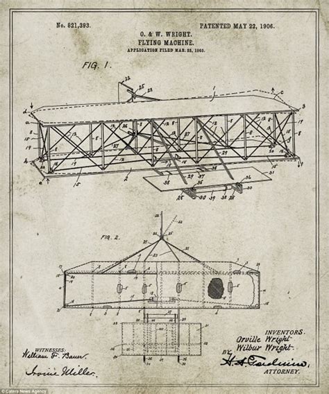 Blueprints show inner workings of some famous inventions | Patent art ...