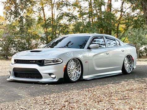 Dodge Charger 392 Scat Pack Rides Nasty and Bagged on Shiny Forgiato ...