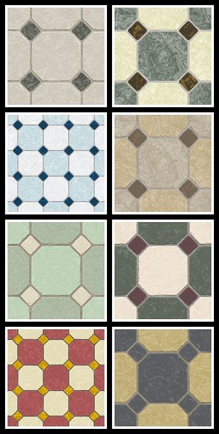 Classic Floor Tile Seamless Tiling Patterns for Adobe Photoshop ...