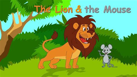 The Lion and the Mouse - English | Short Stories for Kids | Toonzee TV ...